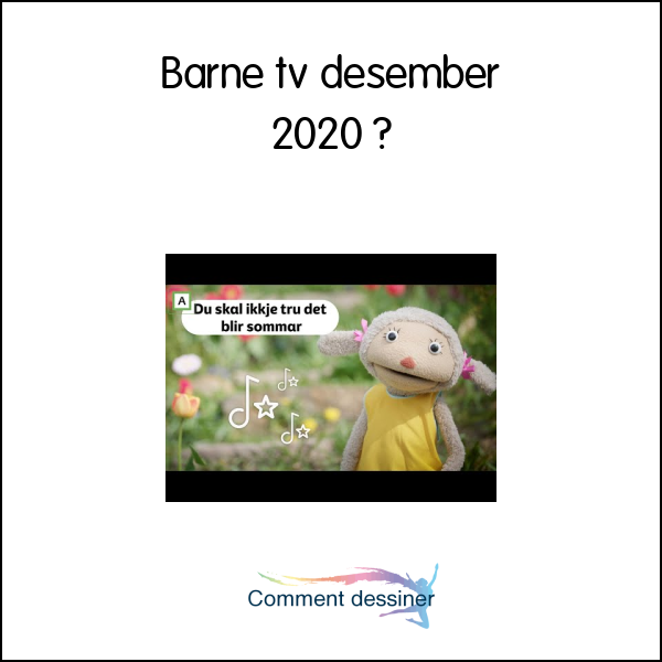 Barne tv desember 2020